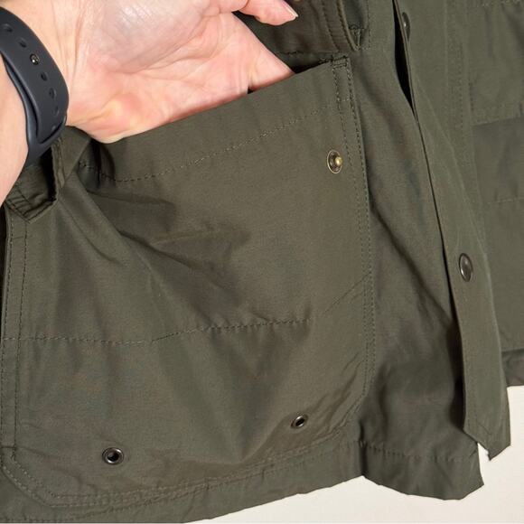 J. Crew Lightweight Highland Skye Jacket Olive Green Size M - Picture 7 of 7